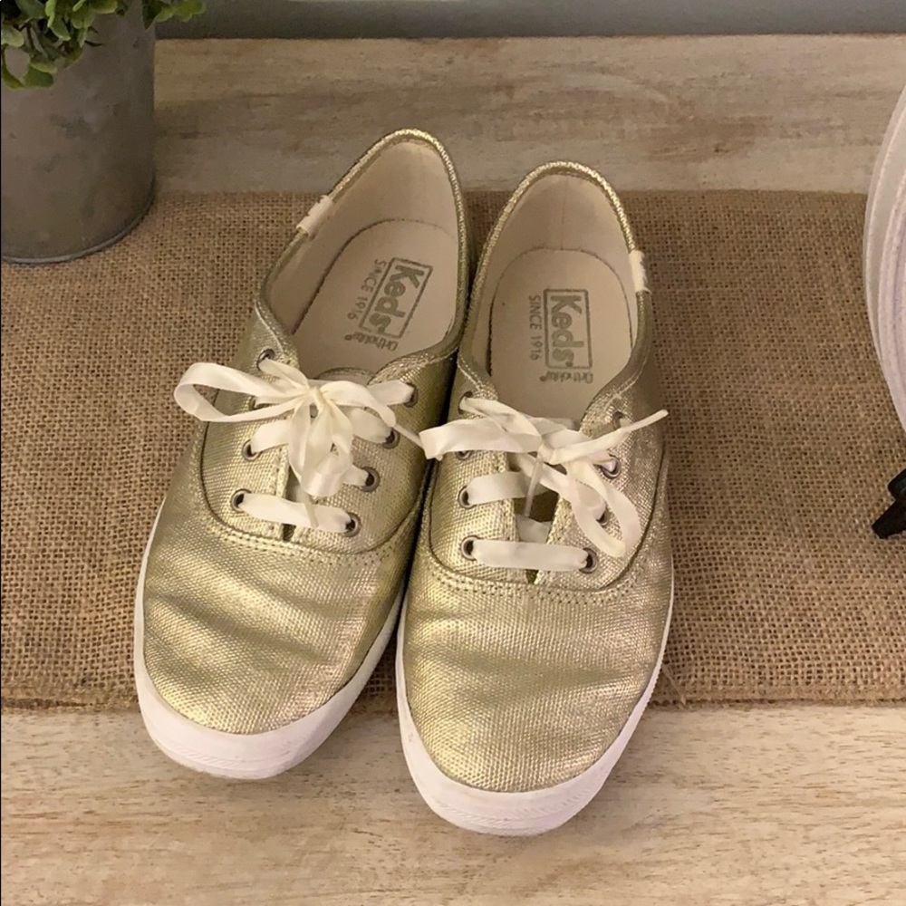 Keds gold sneakers
